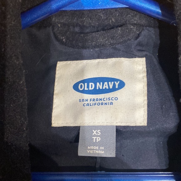 Old navy navy blue peacoat - Picture 2 of 2